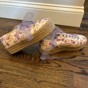 Love shack fancy x superga collab sneaker